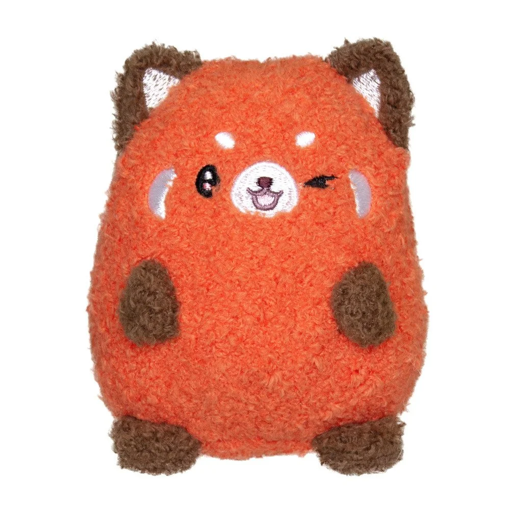Plüschfigur „Kleiner Panda“ – braun/orange